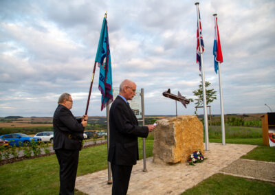 Photo - Einweihung des Denkmales zu Ehren von 6 Soldaten der Royal Air Force