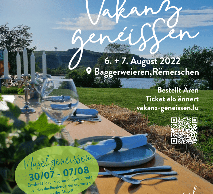 Aktioun: Vakanz genéissen – Musel genéissen