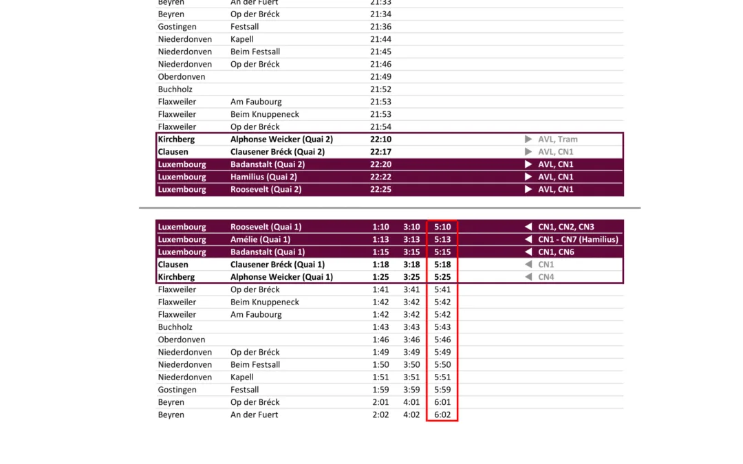 LateNight Bus – Silvester