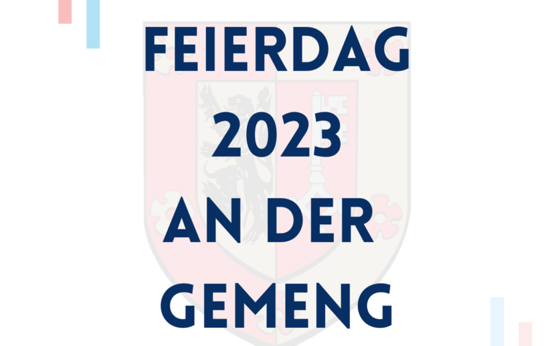 Nationalfeierdag 2023 an der Gemeng Fluessweiler