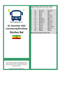 NightLife Bus - Zürcher Bal 2023