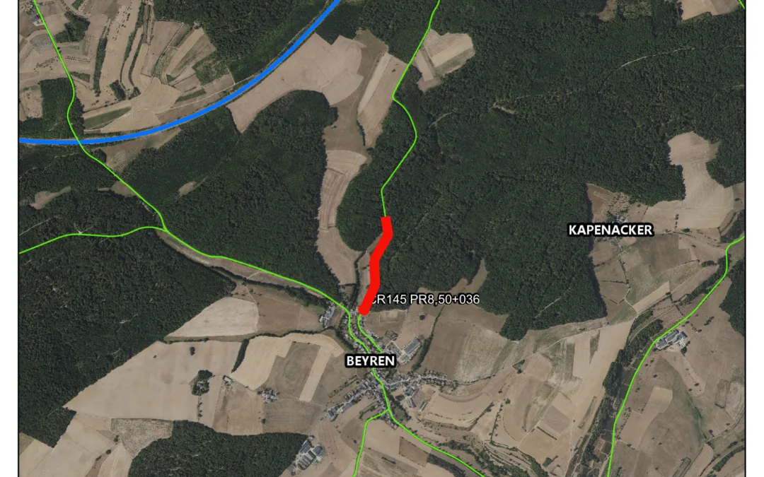 Route barrée – Beyren / Flaxweiler – 13/02/24 – 16/02/24