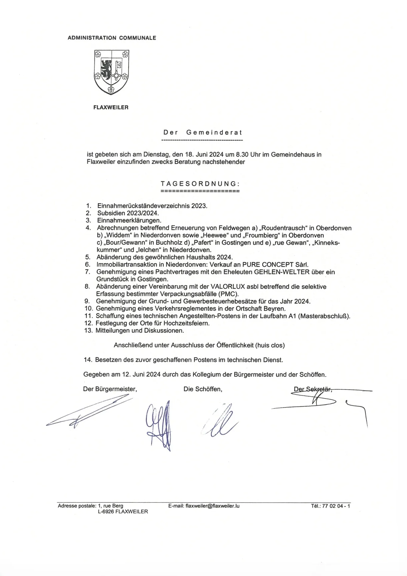 CC - ODJ - 18.06.24