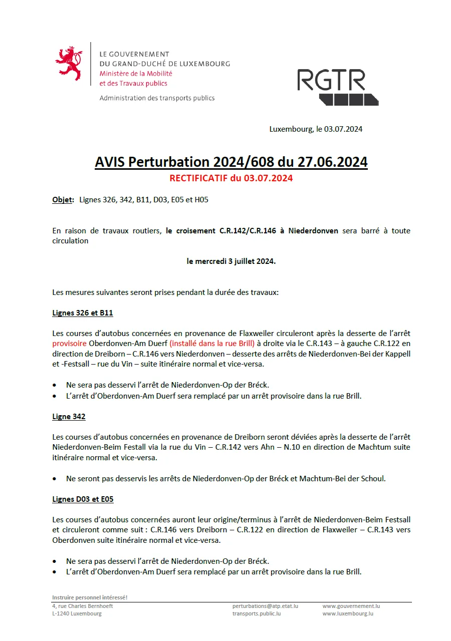 Avis Pertubation Rec 03.07.24
