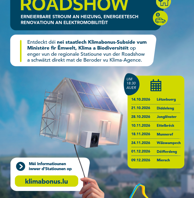 Klimabonus – Roadshow 28/10/2026